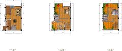 杜鹃城千万间2期3室2厅3卫149.88平户型