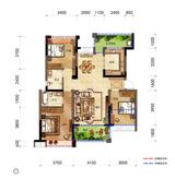 宁江大院3期 3室2厅2卫 114.34平米