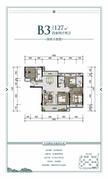 世邦昆仑城1期4室2厅2卫128.00平户型