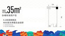 未来著广场1期34.22平户型