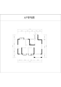 三江佳源小区1期3室2厅2卫100.46平户型