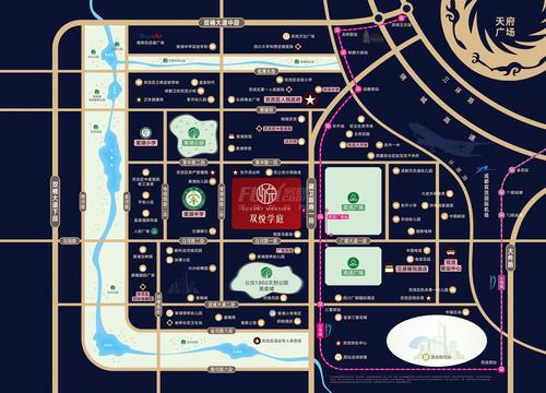 双悦学庭1期区位图