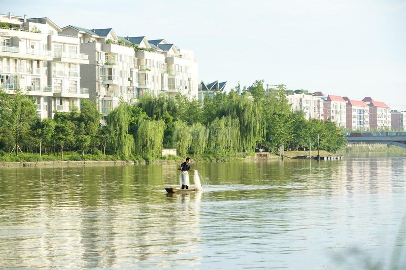 生态水城实景图