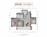 龙湖光年名邸1期 3室2厅2卫 120.00平米