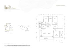 万科·天府锦绣小区2期3室2厅3卫198.00平户型