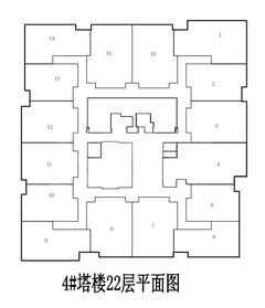 华茂广场2180.62平户型