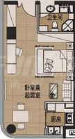 首信红星广场49.70平户型