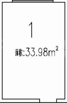 新合作邻里之家1期33.98平户型