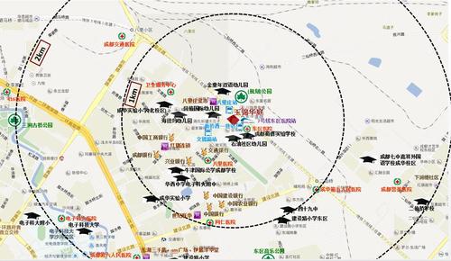 玉锦华庭区位图