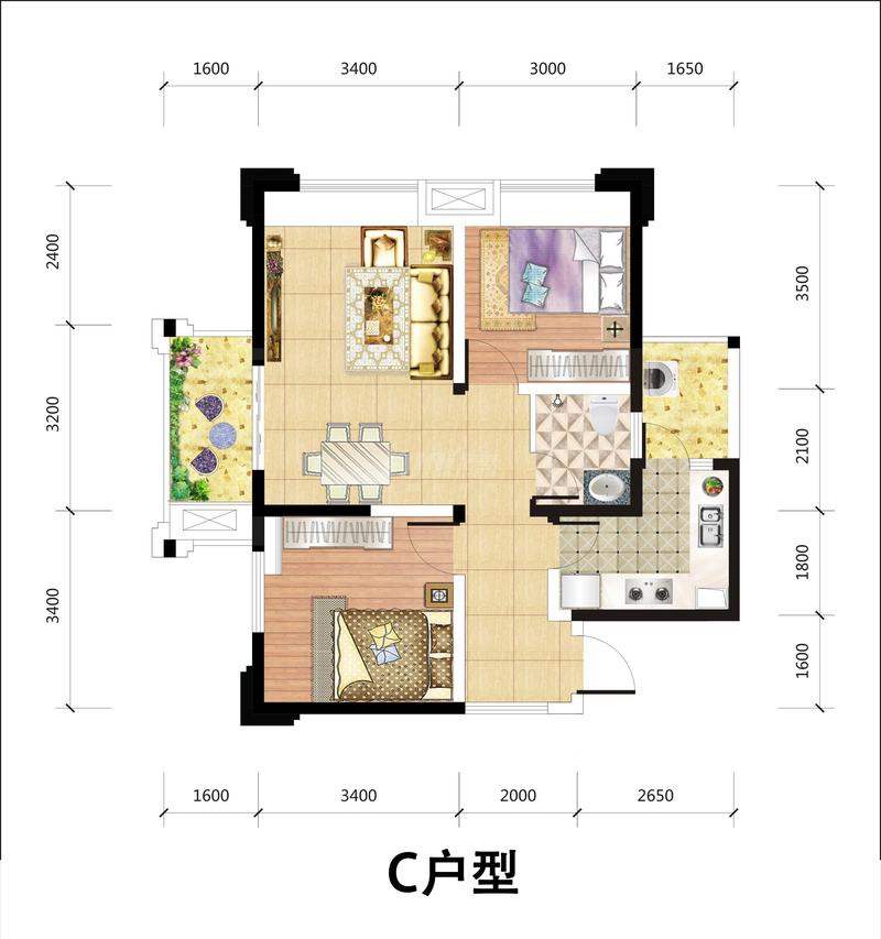 C户型