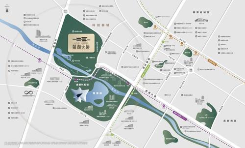 粼湖天境小区1期区位图