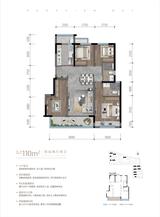 中骏湾璟壹号小区 4室2厅2卫 110.00平米
