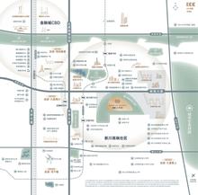 龙湖天府云河颂公馆1期区位图